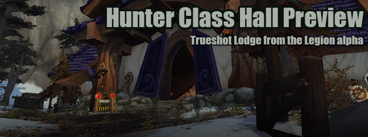 warcraft legion alpha hunter class hall banner