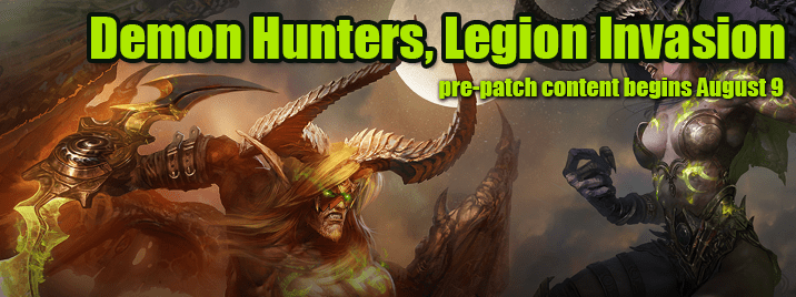warcraft legion demon hunter invasion release date