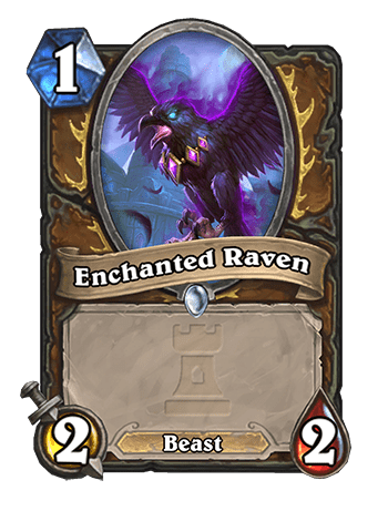 Enchanted Raven - 1/2/2, minion
