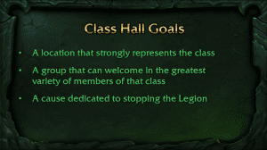 Creating Class Halls