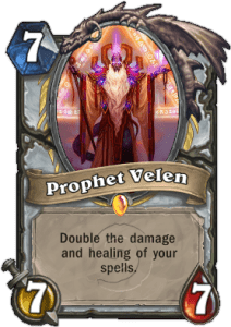 Imagine what kind of trouble you could get into with Prophet Velen on the board.