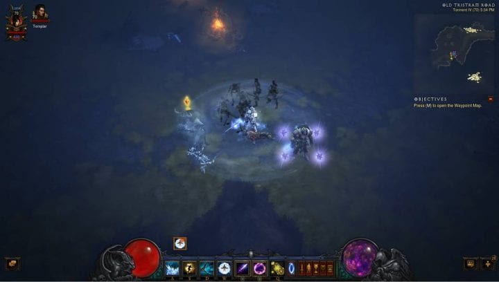 where are the caverns of frost in diablo 3 ps3