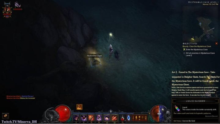 where are the caverns of frost in diablo 3 ps3